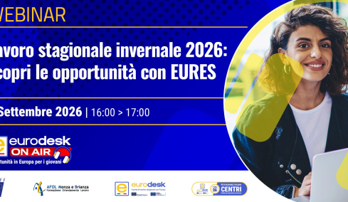 Lavoro stagionale invernale all'estero 2026: scopri le opportunità con EURES - webinar del 7/9/2026