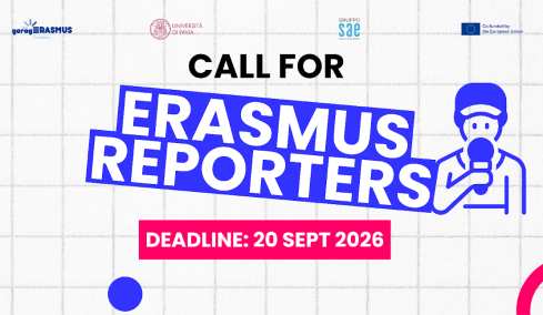 ErasMAG: il magazine degli studenti Erasmus+ seleziona nuovi reporters - scadenza 20/9/2026